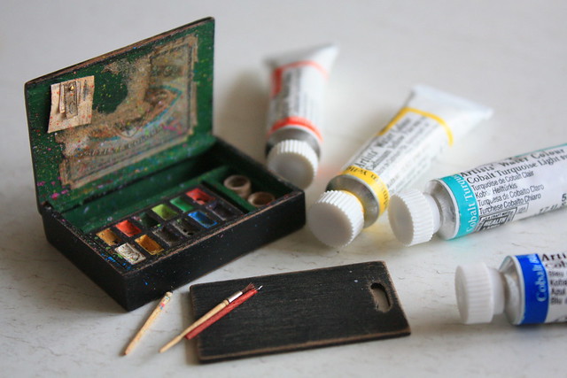 Miniature Artist Paint Box