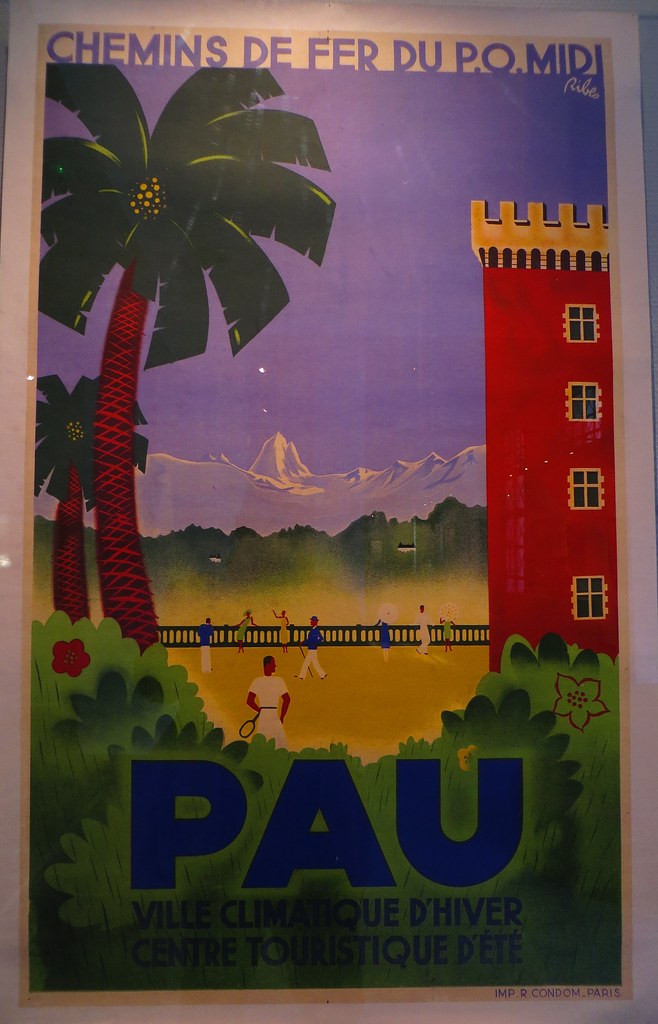 Pau Affiche touristique 