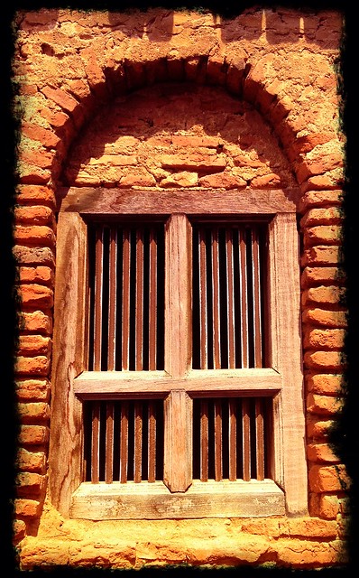 Window in old house