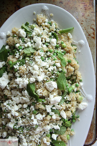 Spring Quinoa Salad with Feta | by Heather Christo