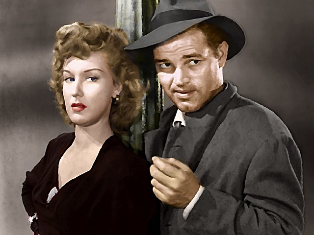 Ann Savage and Tom Neal