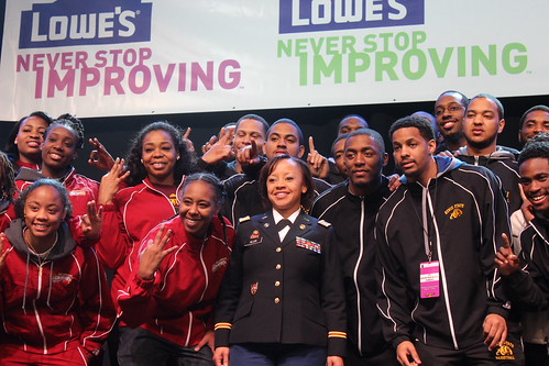 Rockell Allen CPT Rockell Allen Stands with 2013 CIAA Champion Teams | Flickr