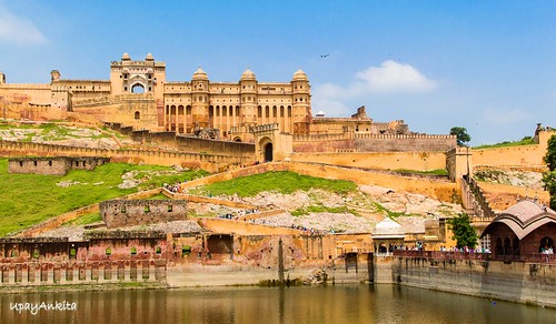 d3200 rajasthan amer fort landscape architecture history travel jaipur india color