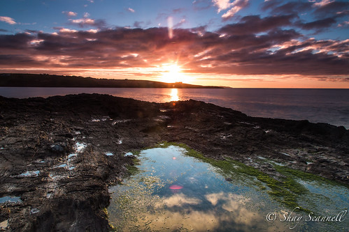 morning ireland sea sun beach water clouds sunrise rocks clonakilty westcork inchydonny