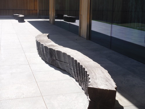 (two of) six sculptural benches, Alison Crowther, 2011-12, Windmill Hill Archive, Waddesdon Estate SWC 192 Haddenham to Aylesbury (via Waddesdon) 