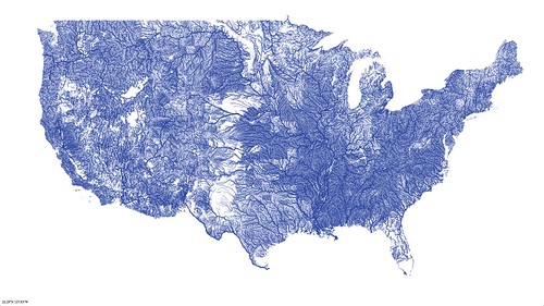 US rivers in the contiguous 48