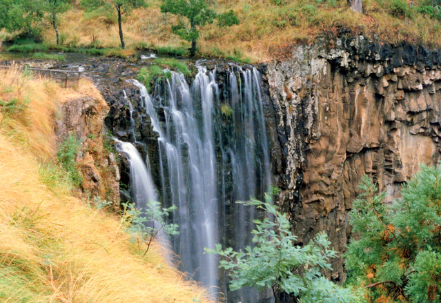 Trentham Falls in Trentham, Victoria, Australia