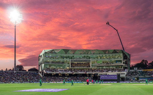 carnegiepavilion cricketground headingley leeds sunset photograph