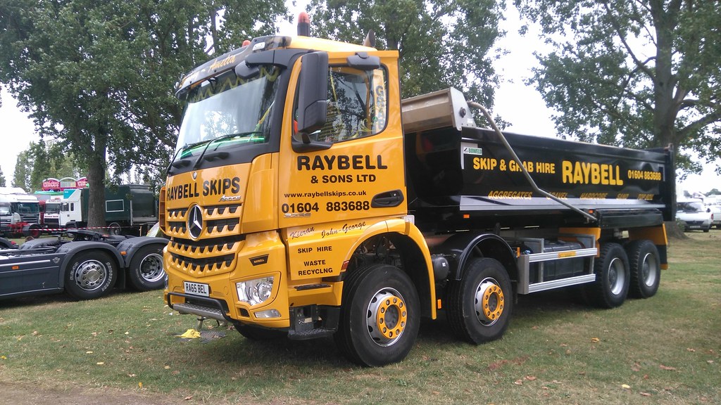 grab that skip | Raybell & Sons RA65BEL a Mercedes Axcor Tip… | Flickr