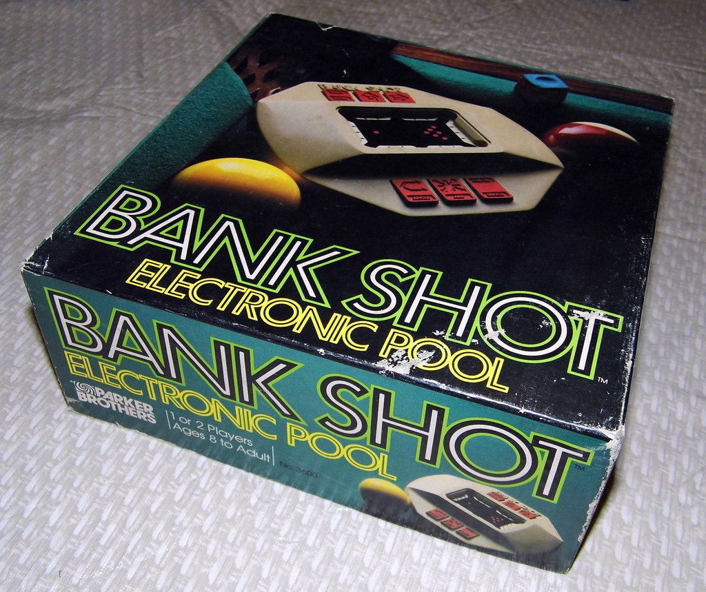 Vintage Bank Shot Electronic Pool Handheld LED Game by Par… | Flickr