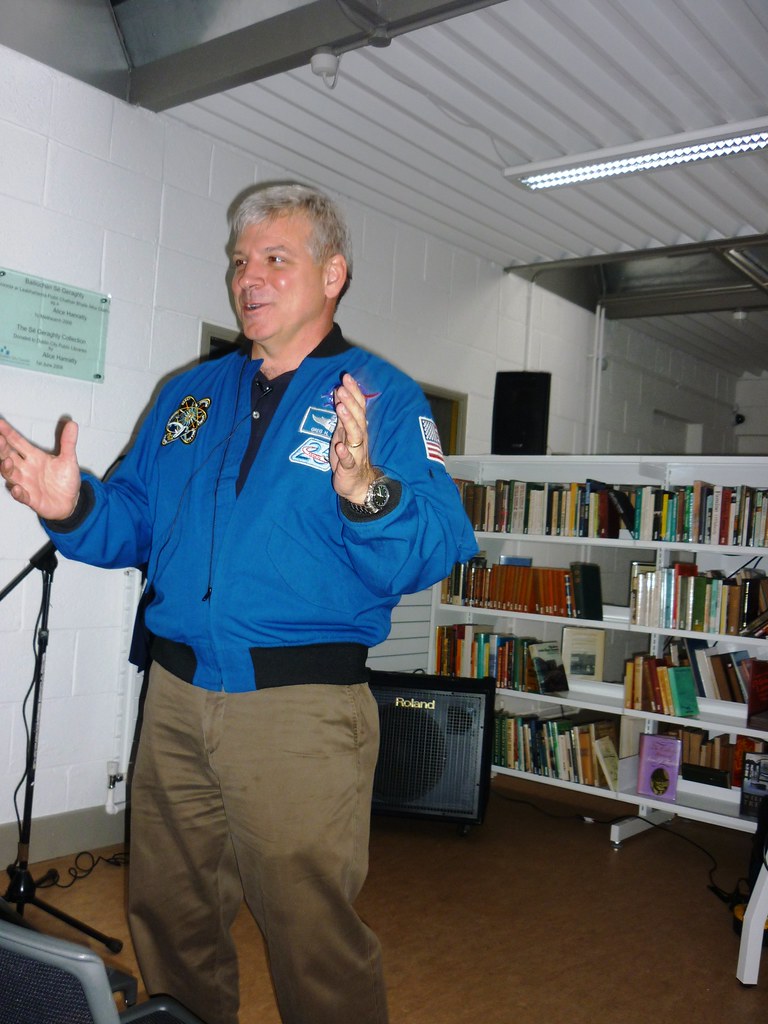 NASA astronaut Gregory H. Johnson at Ballyfermot Library