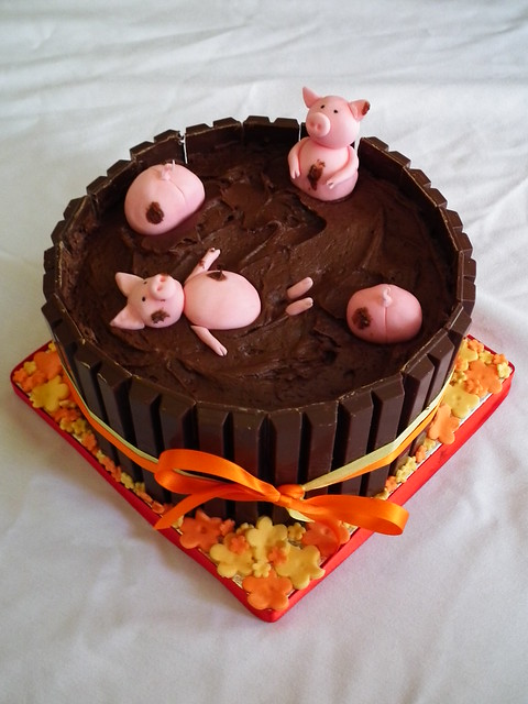 Pigs in Mud cake