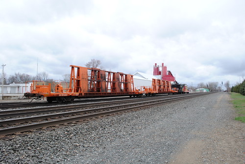 ohio chicago car crane norfolk line southern mow turnout wauseon