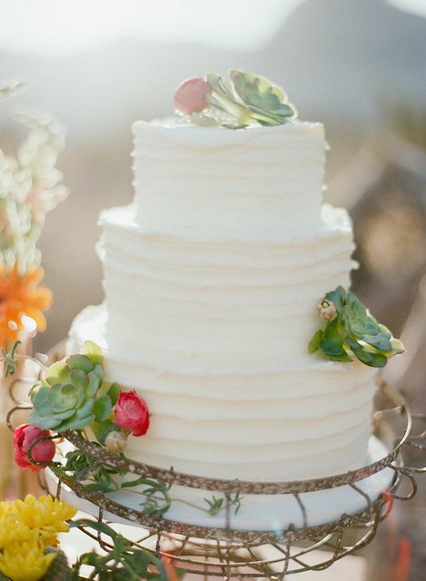 Three Tier Spiral Rustic Wedding cake