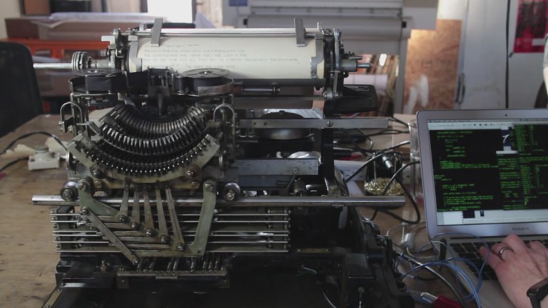 Model 15 teletype operation