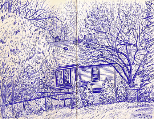 Backyard | by An Artist's Easel