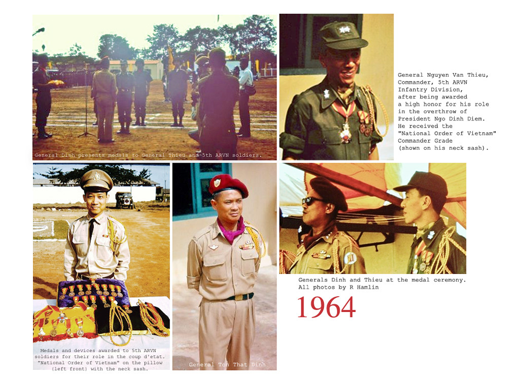 1964 - Gen. Thieu medal ceremony