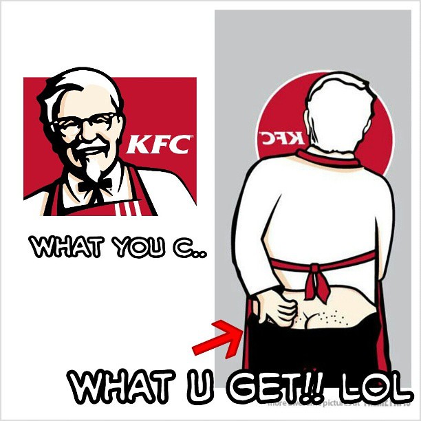 KFC anyone? LOL #colonel #sanders #parody #funny #jokes #… | Flickr