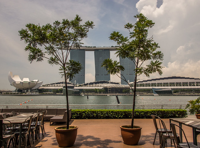 View from a restaurant - Fullerton, Singapore