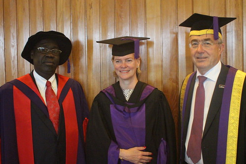 Professor James Gita Hakim, Ms Ruth Kennedy and Professor Michael Arthur
