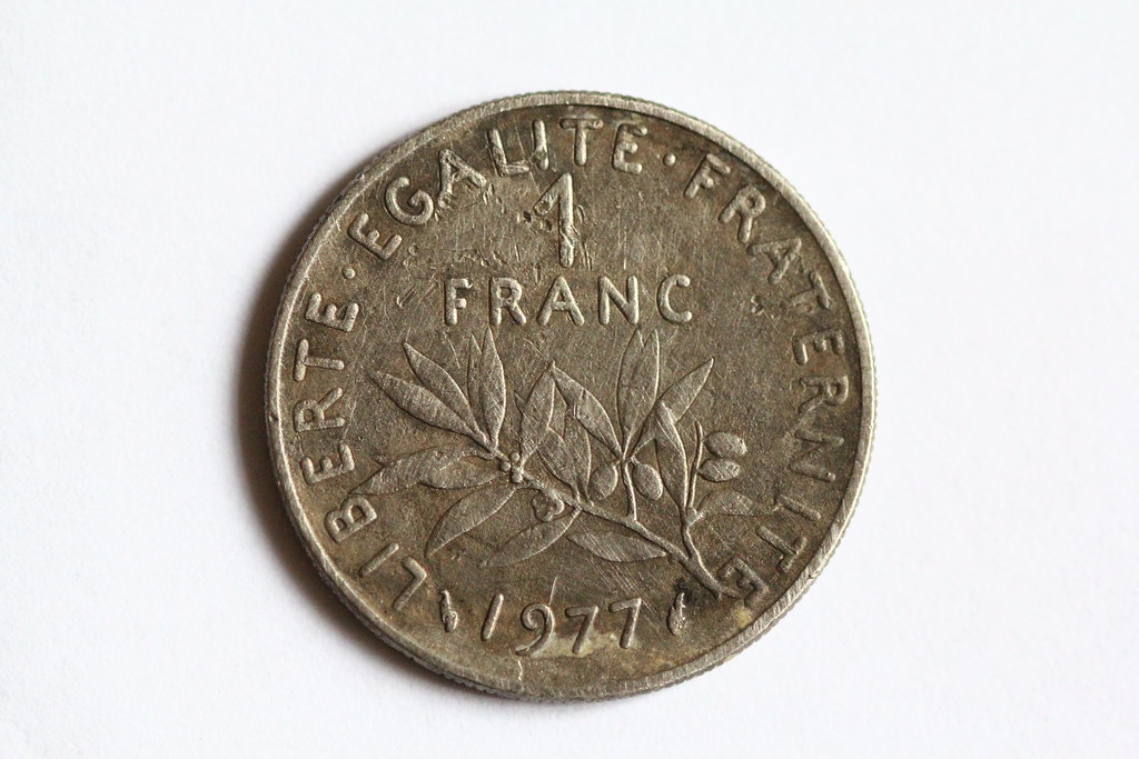 Piece 1 Franc 1977