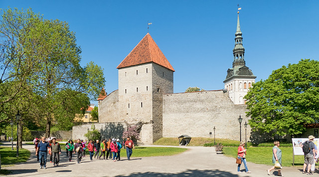 Tallinn city wall, Estonia