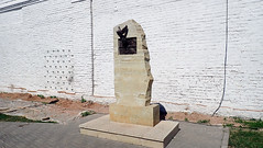 The monument in memory of Stalin terror enemies near the men monastery in Sviyazhsk, Tatarstan.