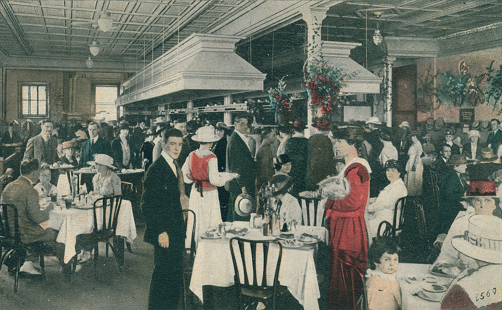 United Cafeteria | A 1920s postcard view of the United Cafet… | Flickr