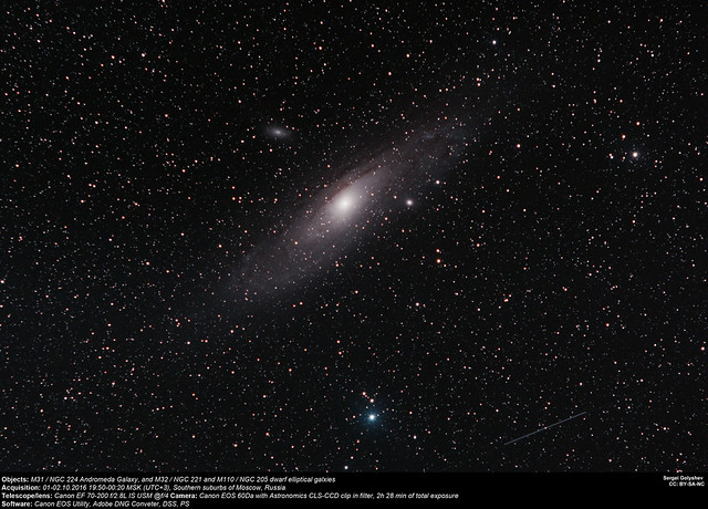 M31/NGC 224, the Andromeda Galaxy, M32/NGC 221 and M110/NGC 205: The Quality of Dreams