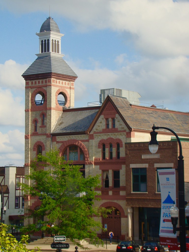 The old Public Opera House of Woodstock Square.