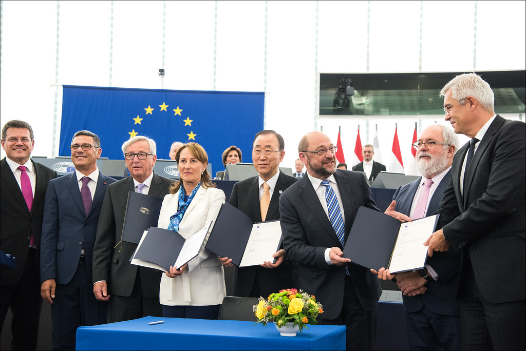 Climate deal approved and signed by Parliament