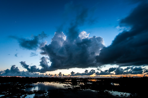 sunset sky reflection water clouds mangroves thebahamas southeleuthera