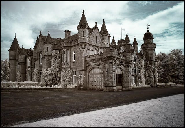 Balmoral Castle in Infrared