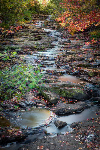 acadia maine fallcolors waterfall longexposure