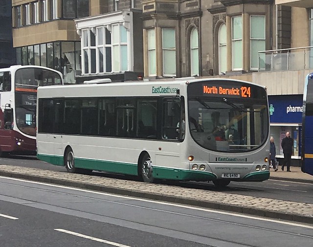 East coast buses service 124 to north Berwick