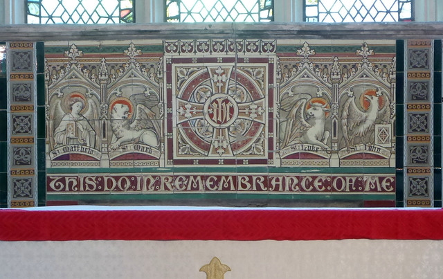 Victorian Tile Reredos, St Denys, York