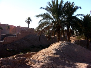 Marokko , Rissani, vor der Stadtmauer , 7-71