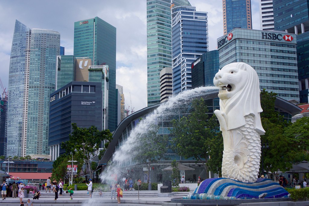 Singapore - City & Merlion | south | Flickr