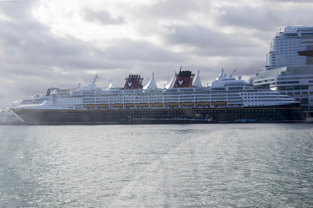 Disney Wonder cruise ship at Canada Place (_32_5545)
