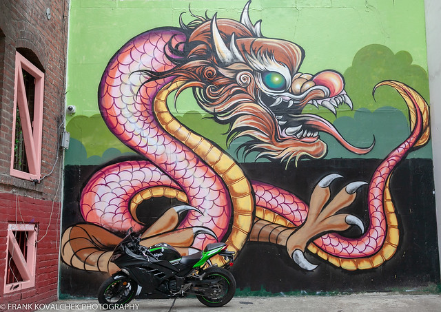 Wall art in Chinatown