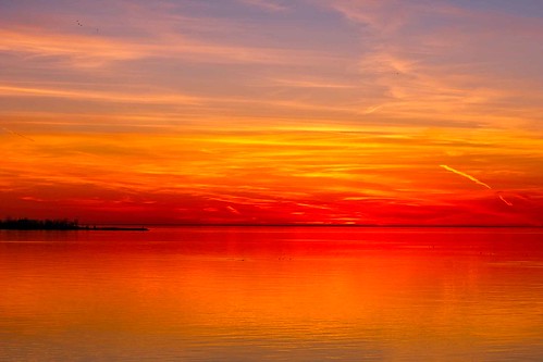 canada lakeontario ontario ortbaldauf calm lake ortbaldaufcom red sky sunset water