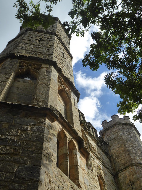 The gatehouse towers