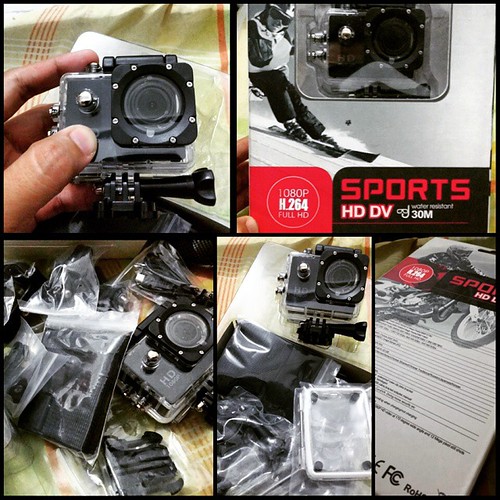 Im ready for capturing summer beach moments! :D #ActionCamera #SportsHDDV #PhotoGrid cheaper but works a #GoPro :D | by JeffPoy23