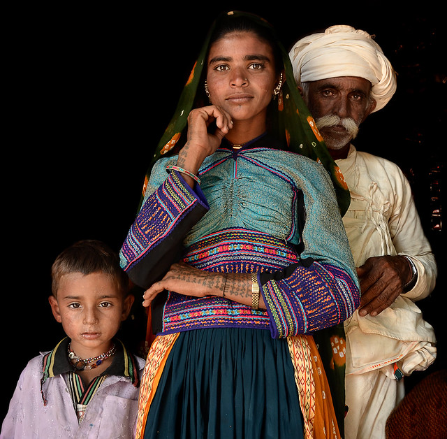 rabari family portrait , Gujarat india
