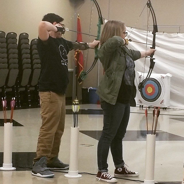 First archery practice with his new bow #genesisbow #TNHea… | Flickr