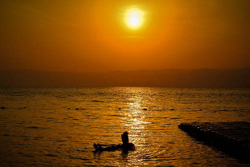 sunset swim sonnenuntergang schwimmen jordan kati deadsea jordanien 2014 madaba totemeer nikon1v1