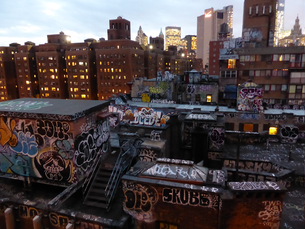 New York graffiti rooftops