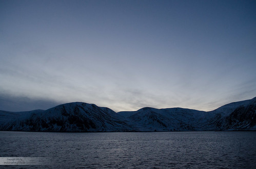 Magerøya by Joko-Facile, Looking north from our way, we already can see the island of Magerøya where the North Cape is locate