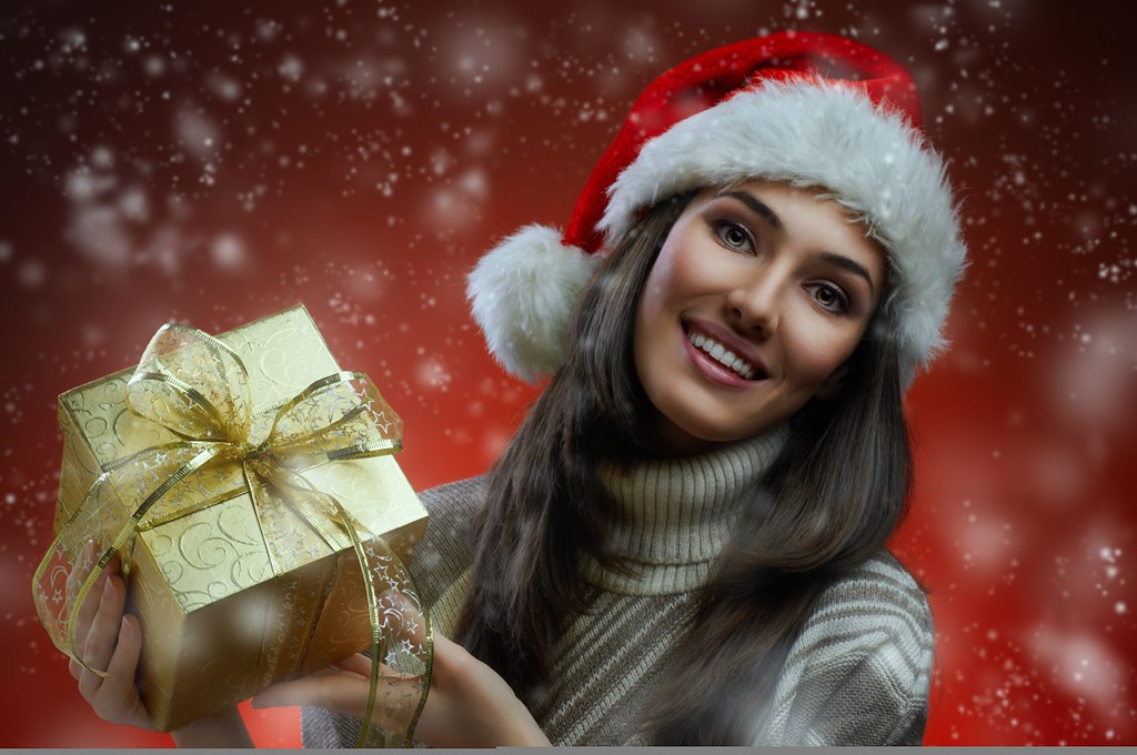 Beautiful Christmas Girl Collection Gift HD Wallpaper - St… | Flickr