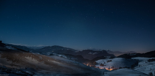 italy panorama snow night lights italia verona neve luci notte lanscape starlight veneto